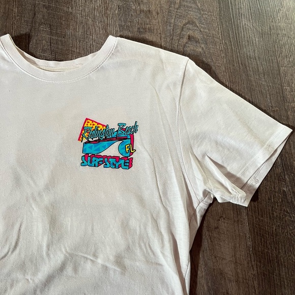 Surf Style Redington Beach White T-Shirt - Picture 3 of 4